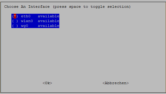 Choose your connection