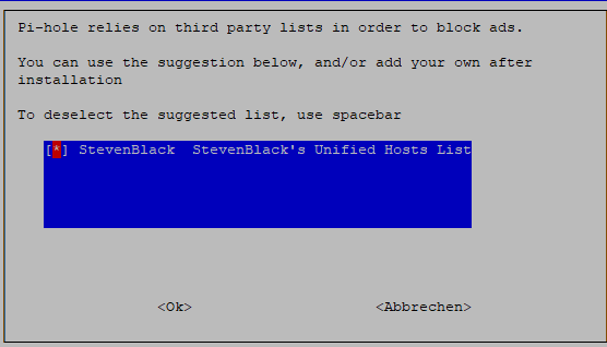 Choose Blocklist