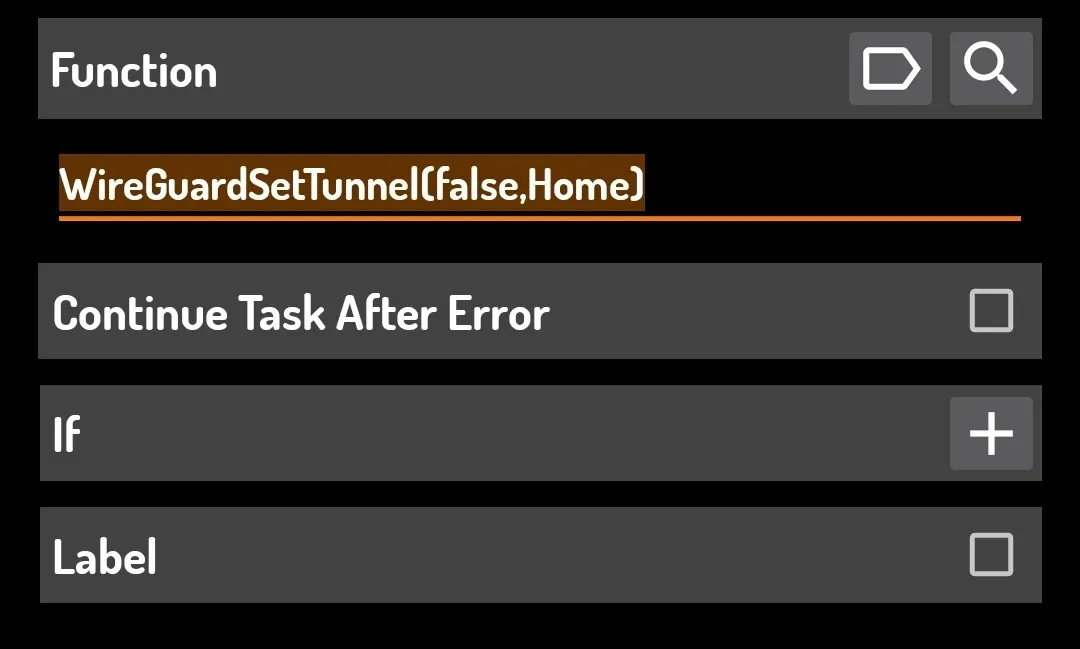 Tasker: The first task