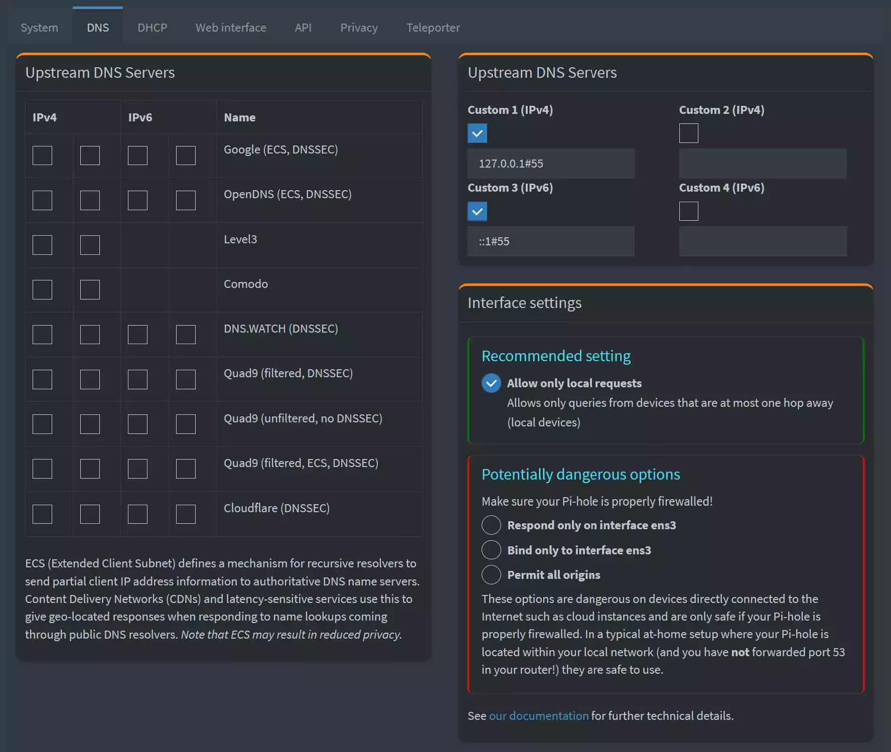 Tutorial: Anonymous DNS requests with Pi-Hole and DNSCrypt